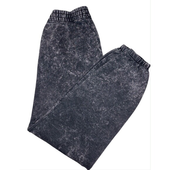 Nike Acid Wash Sweatpants Men's Medium Gray Jogger Pants Swoosh DD5630 Cuffed - Picture 9 of 9